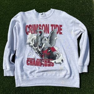 Vintage 1992 Alabama Crimson Tide championship crew neck